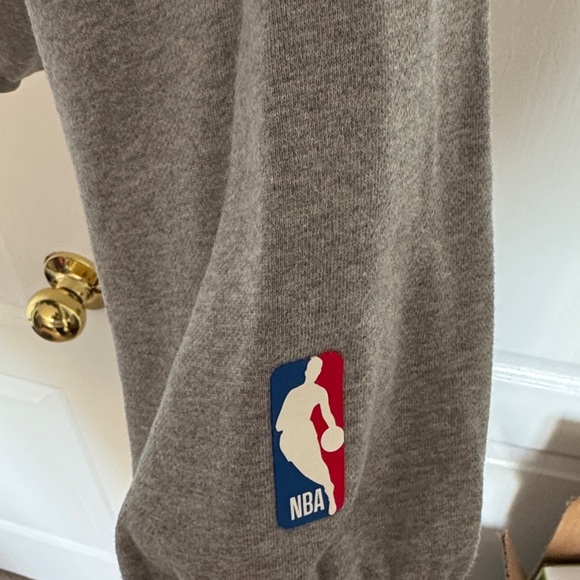 Gray and Yellow Lakers fearof god Essentials Hoodie - Picture 3 of 6